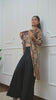 Black Abstract Printed Viscose Rayon Co-Ord Set | Claura